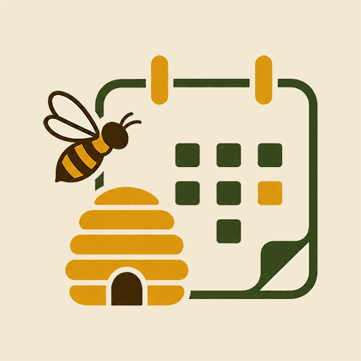 Beekeeping Log & Calendar